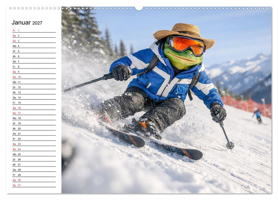 Sportfrosch (CALVENDO Wandkalender 2027)