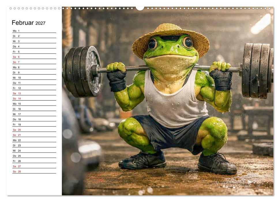 Sportfrosch (CALVENDO Wandkalender 2027)