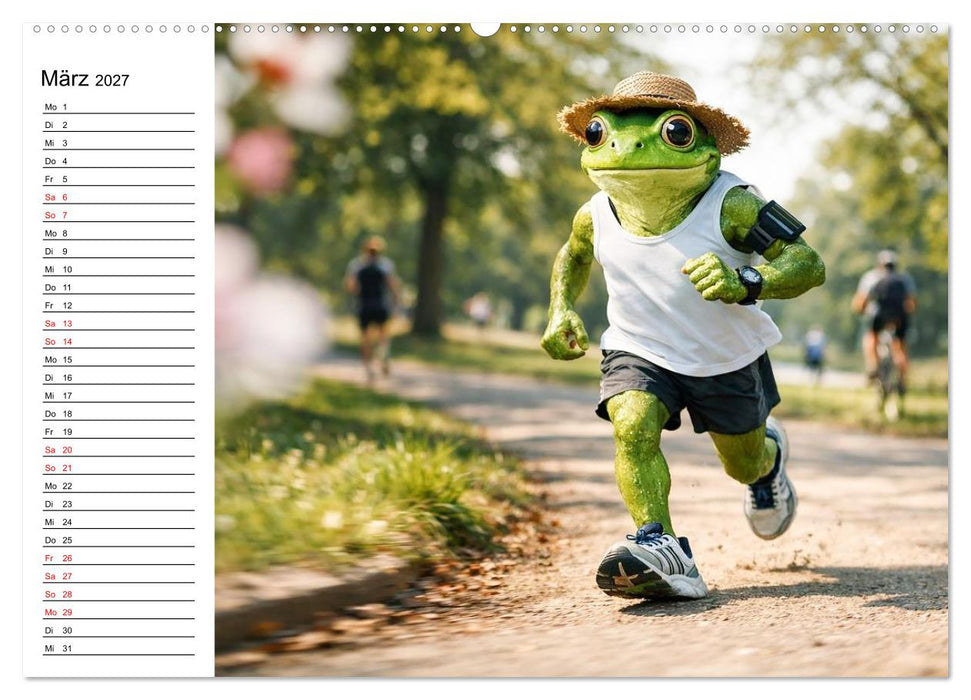Sportfrosch (CALVENDO Wandkalender 2027)