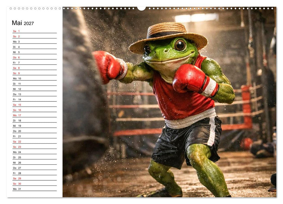 Sportfrosch (CALVENDO Wandkalender 2027)