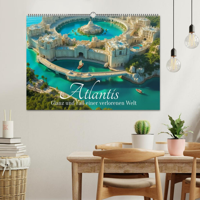 Atlantis – Glanz und Fall einer verlorenen Welt (CALVENDO Wandkalender 2027)