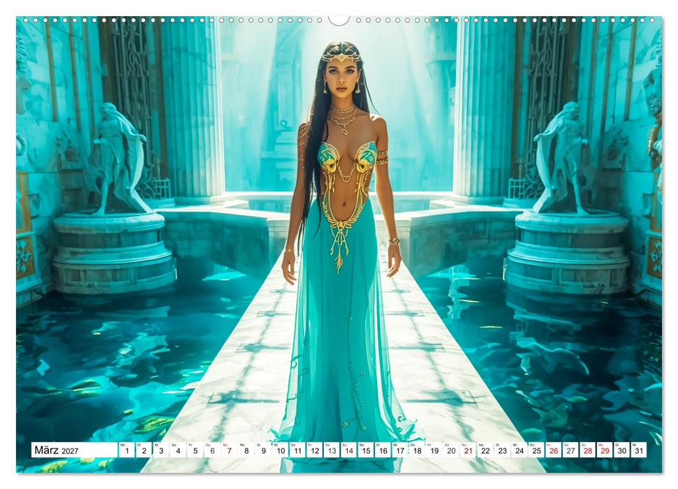Atlantis – Glanz und Fall einer verlorenen Welt (CALVENDO Wandkalender 2027)