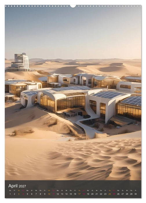 Future Cities – Visionen der Städte von morgen (CALVENDO Premium Wandkalender 2027)