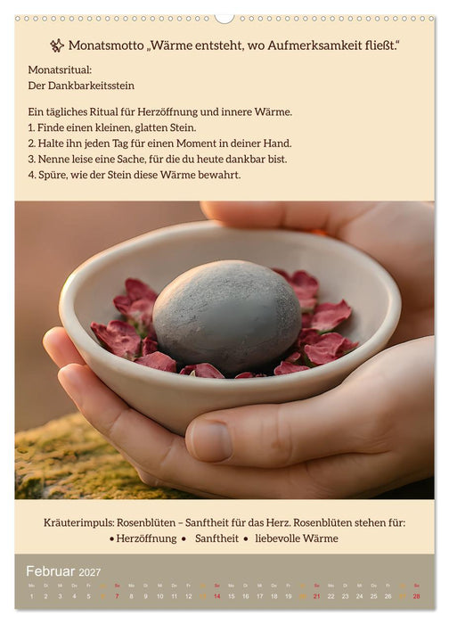 ALLTAGSMAGIE Ein Jahr voller kleiner Rituale (CALVENDO Wandkalender 2027)