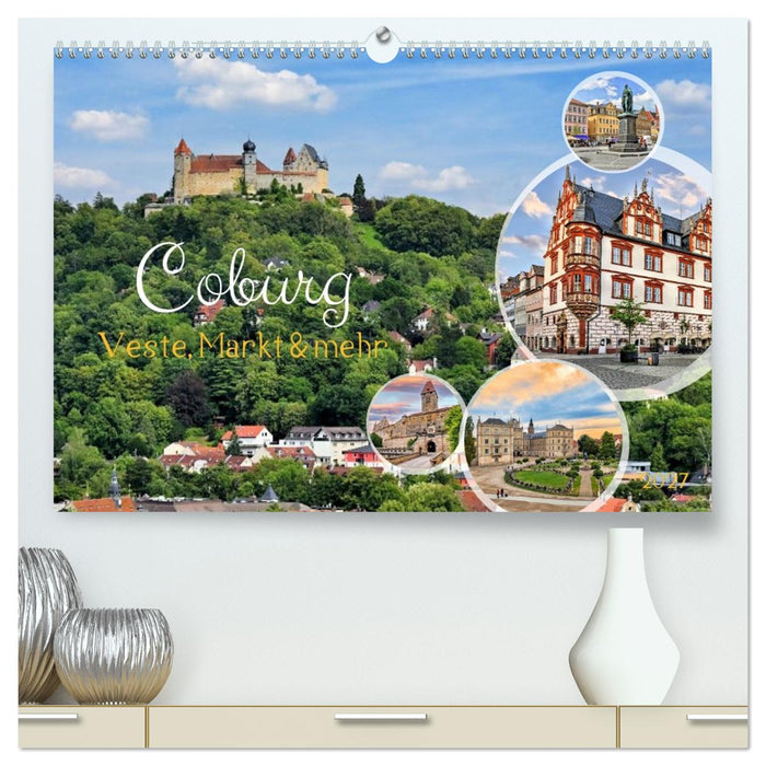 Coburg - Veste, Markt & mehr (CALVENDO Premium Wandkalender 2027)