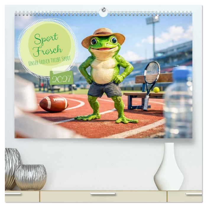 Sportfrosch (CALVENDO Premium Wandkalender 2027)