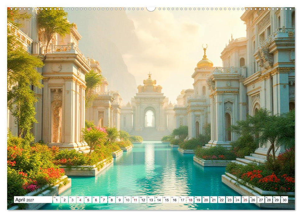 Atlantis – Glanz und Fall einer verlorenen Welt (CALVENDO Premium Wandkalender 2027)