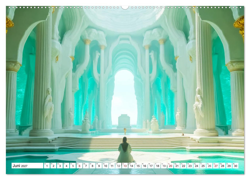 Atlantis – Glanz und Fall einer verlorenen Welt (CALVENDO Premium Wandkalender 2027)