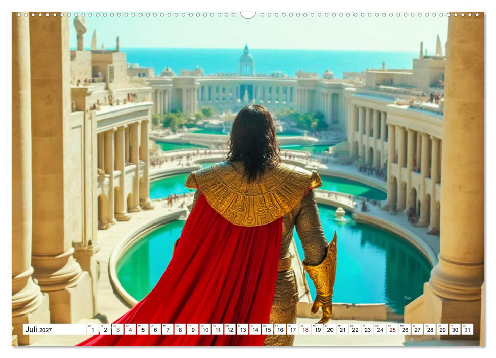 Atlantis – Glanz und Fall einer verlorenen Welt (CALVENDO Premium Wandkalender 2027)