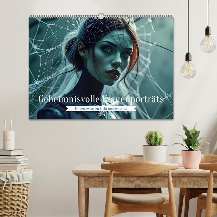 Geheimnisvolle Frauenporträts (CALVENDO Wandkalender 2027)