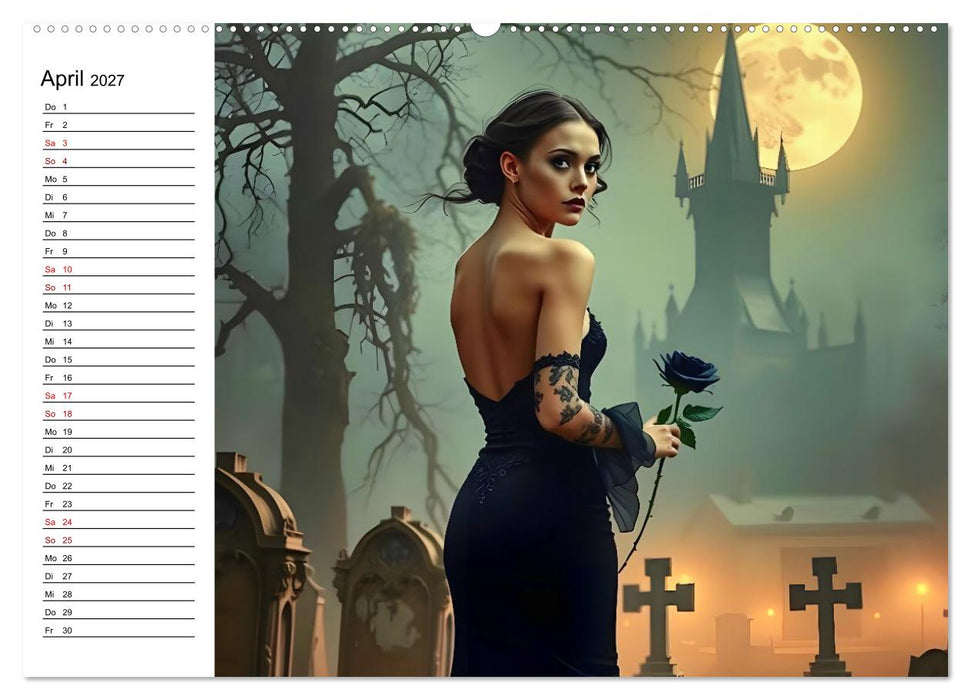 Geheimnisvolle Frauenporträts (CALVENDO Wandkalender 2027)