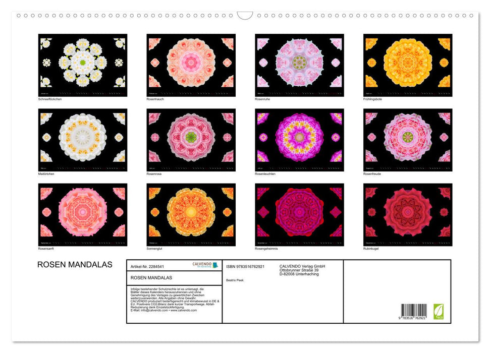 ROSEN MANDALAS (CALVENDO Wandkalender 2027)