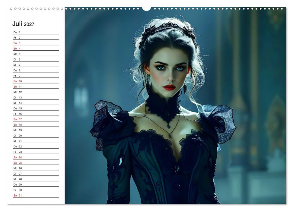 Geheimnisvolle Frauenporträts (CALVENDO Premium Wandkalender 2027)