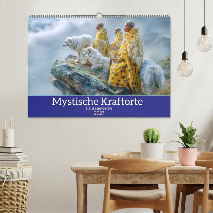 Mystische Kraftorte - Fantasiewerke (CALVENDO Wandkalender 2027)