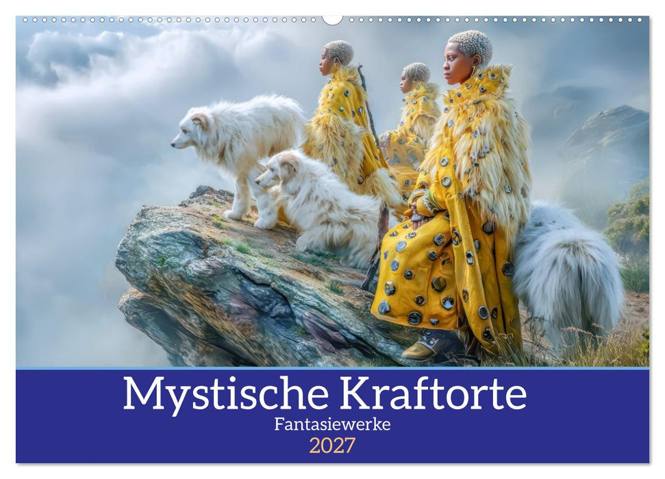 Mystische Kraftorte - Fantasiewerke (CALVENDO Wandkalender 2027)