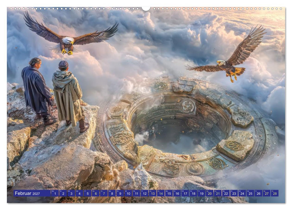 Mystische Kraftorte - Fantasiewerke (CALVENDO Wandkalender 2027)
