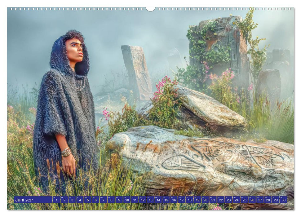 Mystische Kraftorte - Fantasiewerke (CALVENDO Wandkalender 2027)