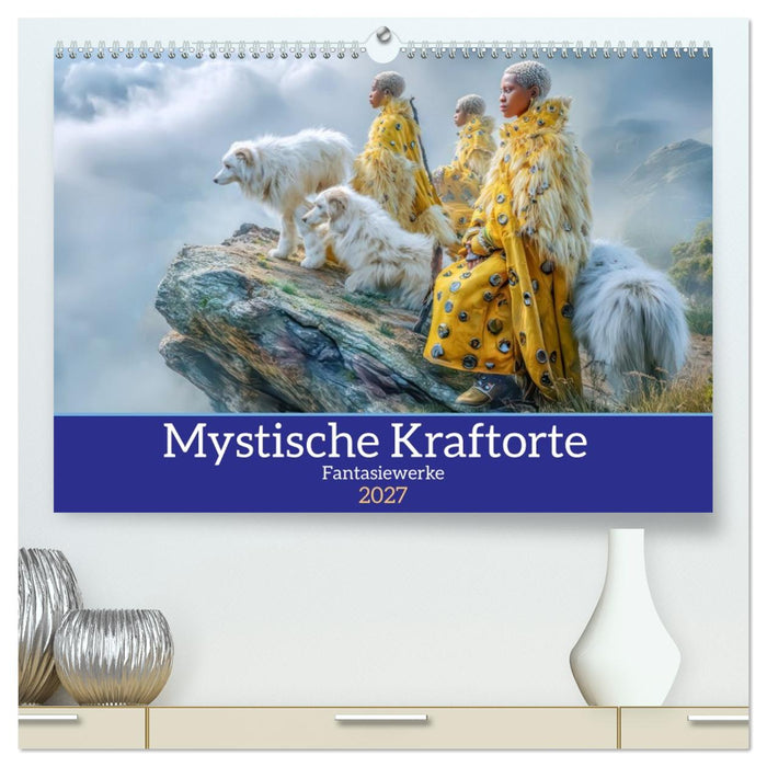 Mystische Kraftorte - Fantasiewerke (CALVENDO Premium Wandkalender 2027)
