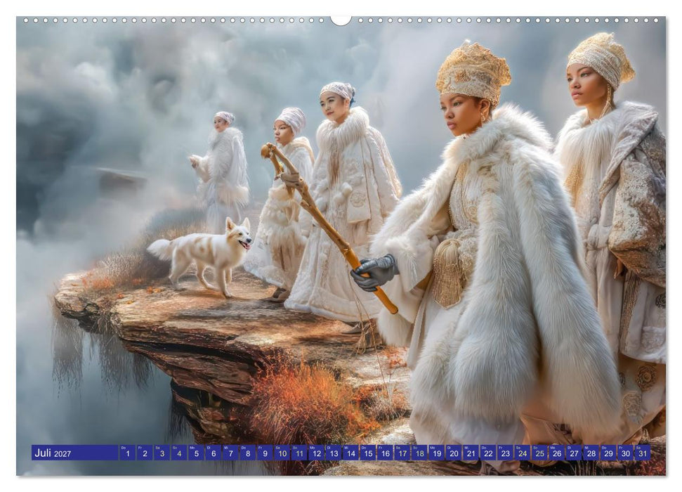 Mystische Kraftorte - Fantasiewerke (CALVENDO Premium Wandkalender 2027)