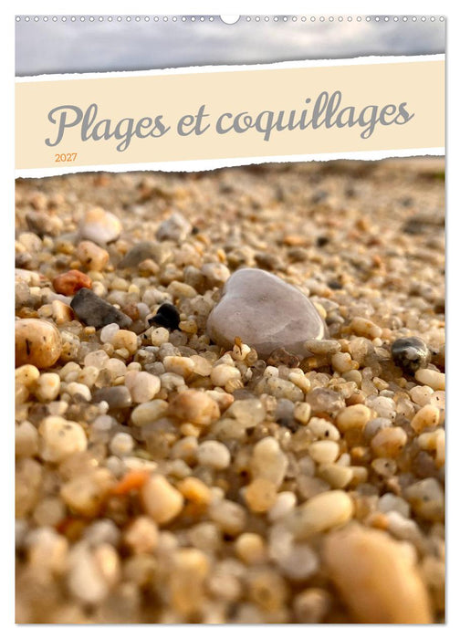 Plages et coquillages (CALVENDO Calendrier mensuel 2027)