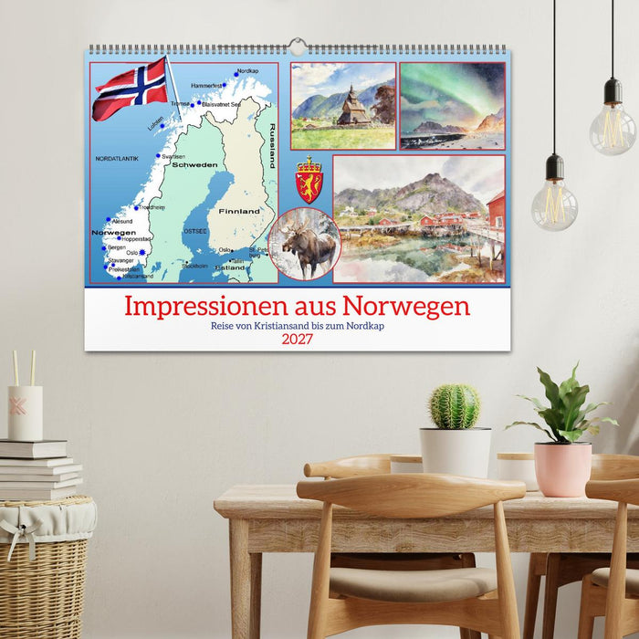 Impressionen aus Norwegen (CALVENDO Wandkalender 2027)