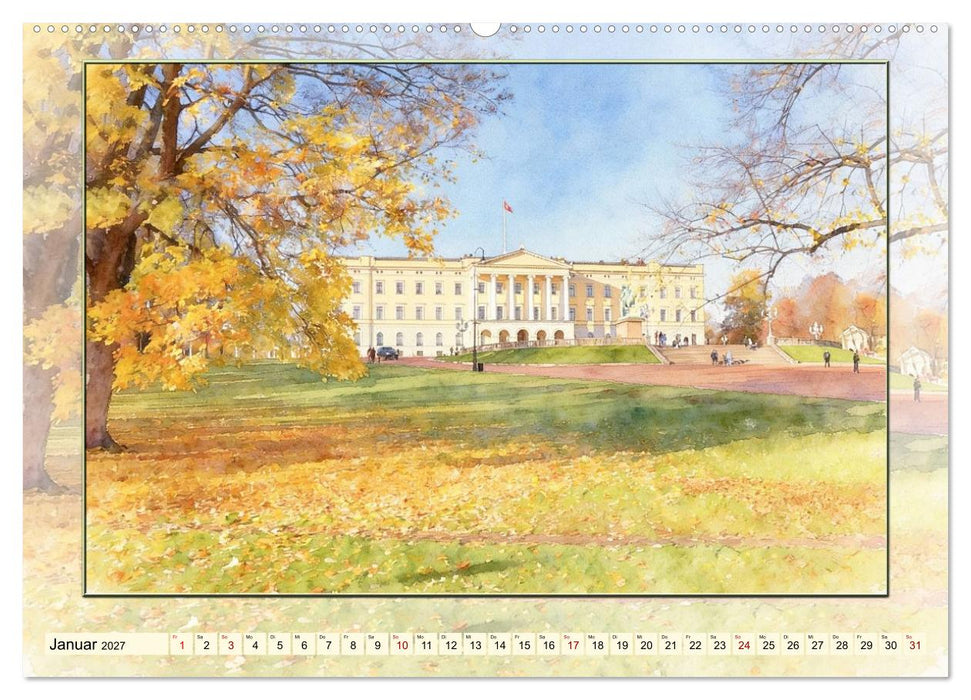 Impressionen aus Norwegen (CALVENDO Wandkalender 2027)
