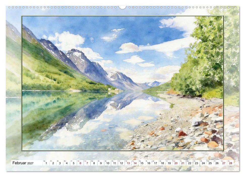 Impressionen aus Norwegen (CALVENDO Wandkalender 2027)