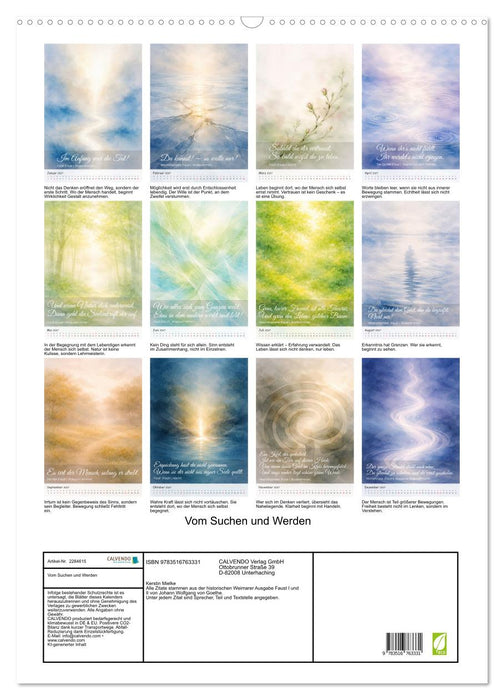 Vom Suchen und Werden (CALVENDO Wandkalender 2027)