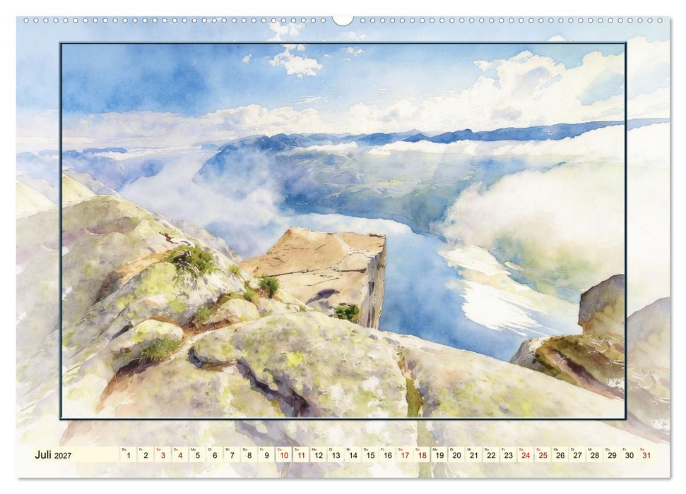 Impressionen aus Norwegen (CALVENDO Premium Wandkalender 2027)
