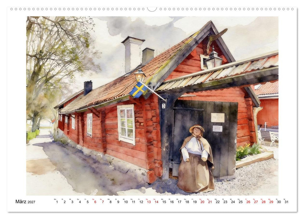 Schweden - Weites Land (CALVENDO Wandkalender 2027)
