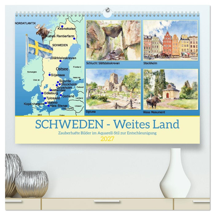 Schweden - Weites Land (CALVENDO Premium Wandkalender 2027)