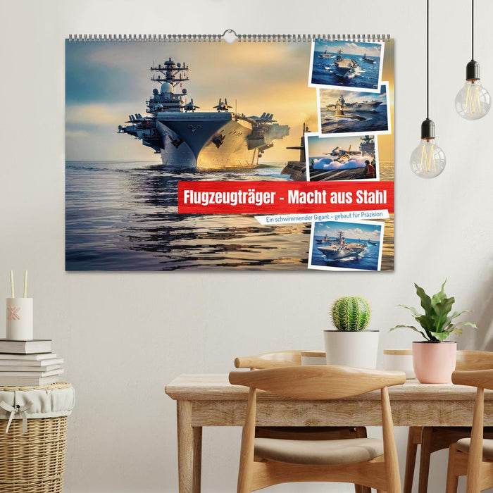Flugzeugträger - Macht aus Stahl (CALVENDO Wandkalender 2027)