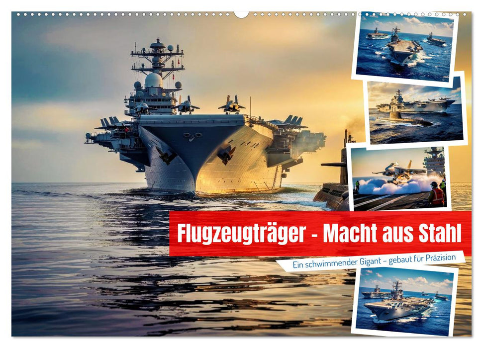 Flugzeugträger - Macht aus Stahl (CALVENDO Wandkalender 2027)