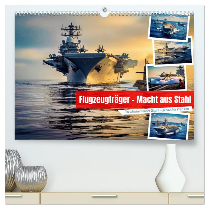 Flugzeugträger - Macht aus Stahl (CALVENDO Premium Wandkalender 2027)