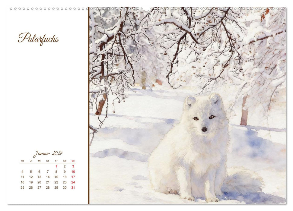 Tiere in Skandinaviens Wildnis (CALVENDO Wandkalender 2027)
