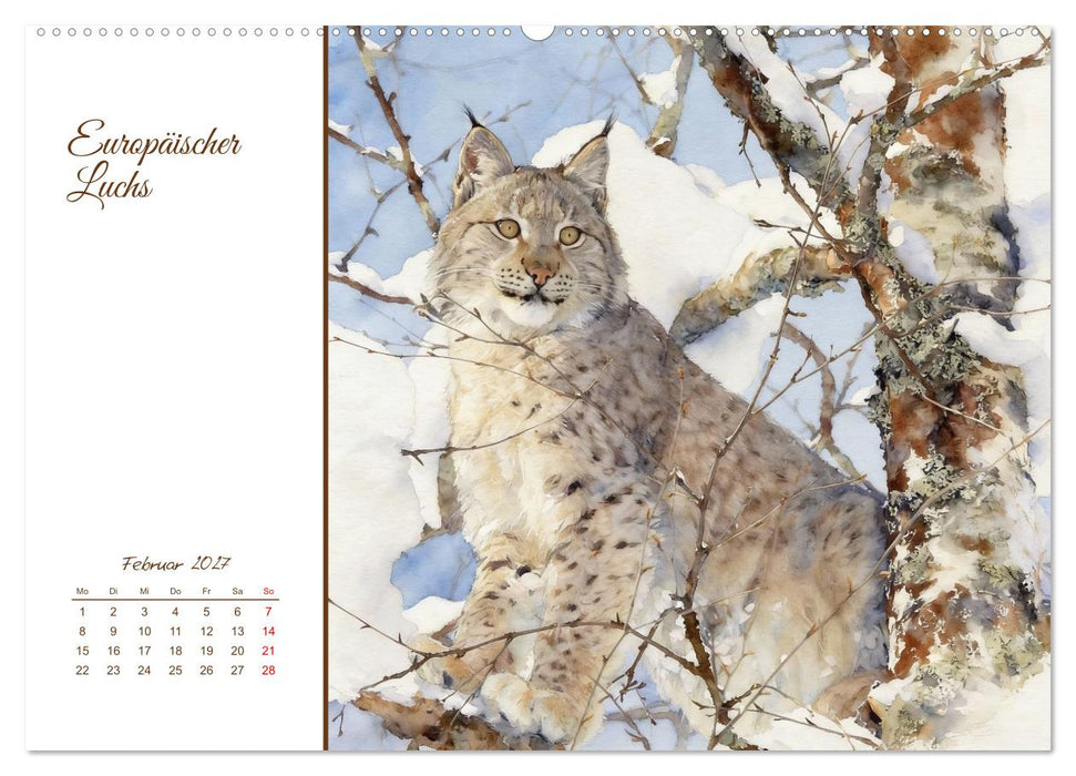 Tiere in Skandinaviens Wildnis (CALVENDO Wandkalender 2027)