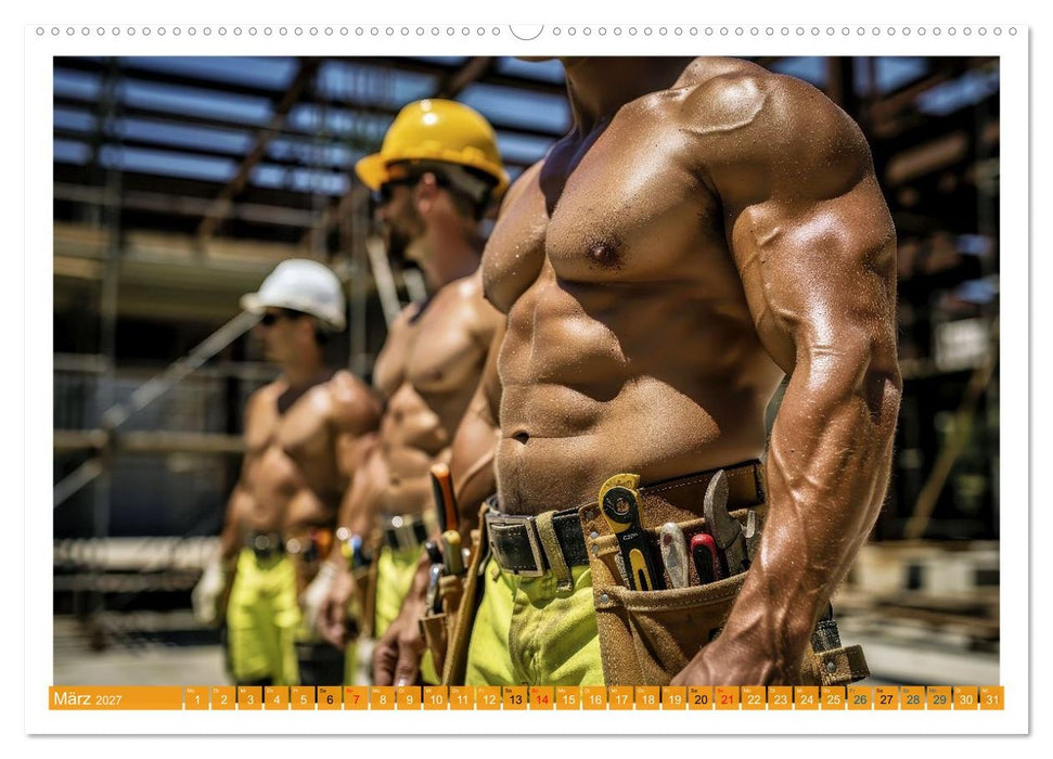 Sexy - Männer vom Bau (CALVENDO Wandkalender 2027)