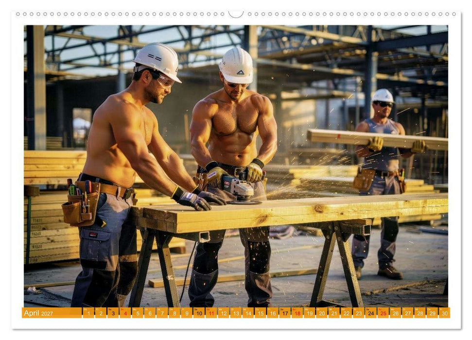 Sexy - Männer vom Bau (CALVENDO Premium Wandkalender 2027)