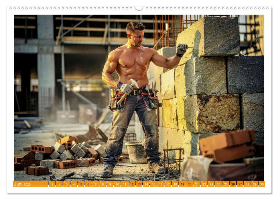 Sexy - Männer vom Bau (CALVENDO Premium Wandkalender 2027)