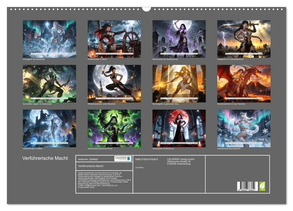 Verführerische Macht (CALVENDO Wandkalender 2027)