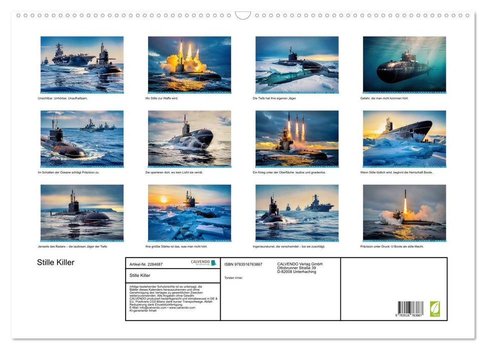 Stille Killer (CALVENDO Wandkalender 2027)