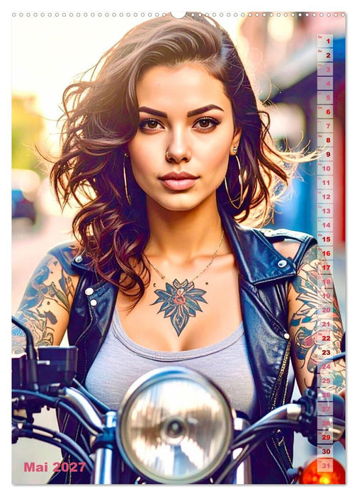 Tattoo Beauties Portraits (CALVENDO Wandkalender 2027)