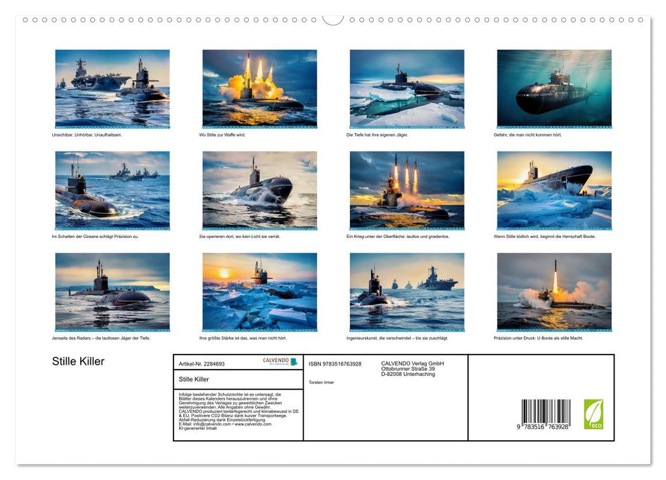 Stille Killer (CALVENDO Premium Wandkalender 2027)