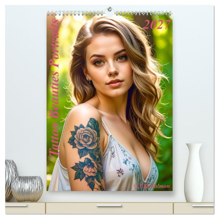 Tattoo Beauties Portraits (CALVENDO Premium Wandkalender 2027)