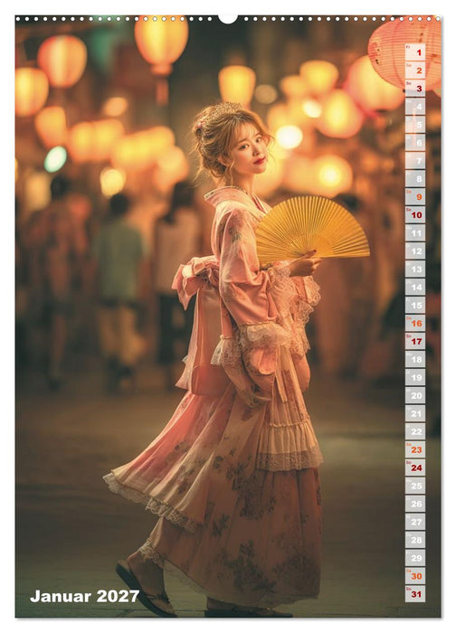 Geishas zwischen Traum und Schatten (CALVENDO Wandkalender 2027)