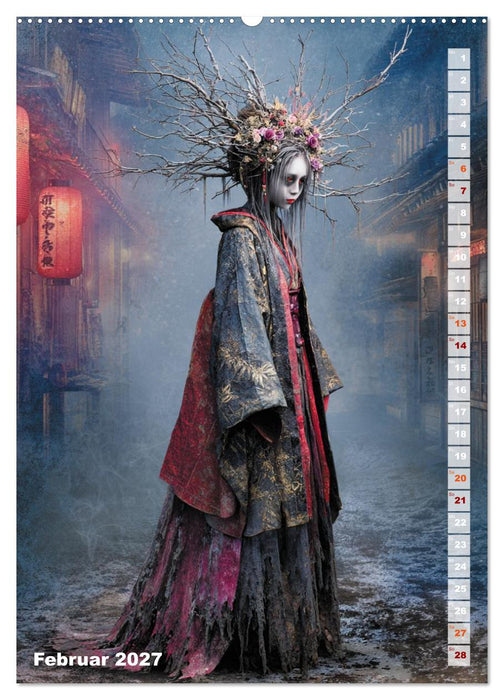 Geishas zwischen Traum und Schatten (CALVENDO Wandkalender 2027)