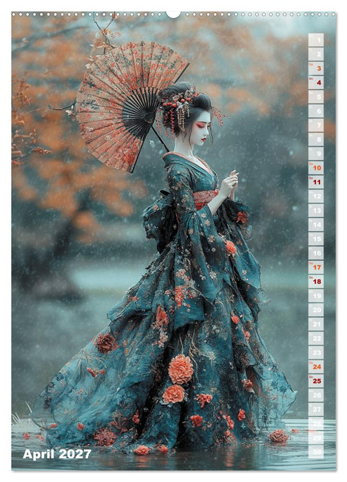 Geishas zwischen Traum und Schatten (CALVENDO Premium Wandkalender 2027)