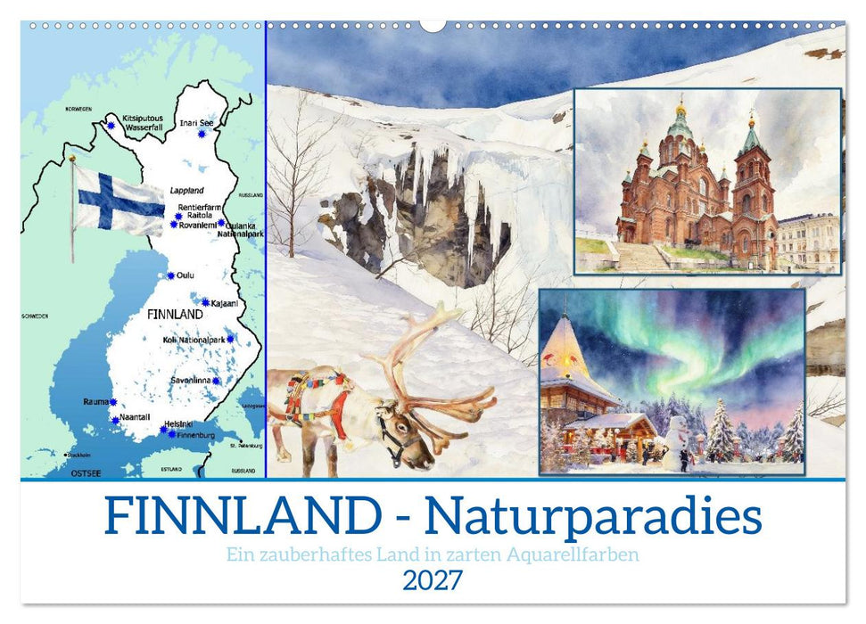 Finnland - Naturparadies (CALVENDO Wandkalender 2027)