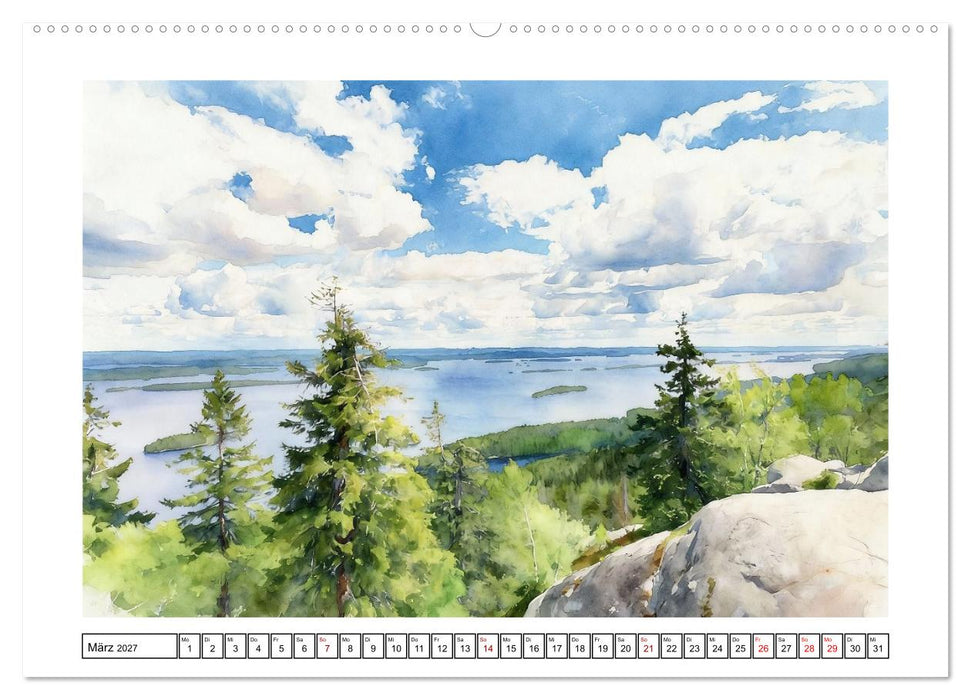 Finnland - Naturparadies (CALVENDO Premium Wandkalender 2027)