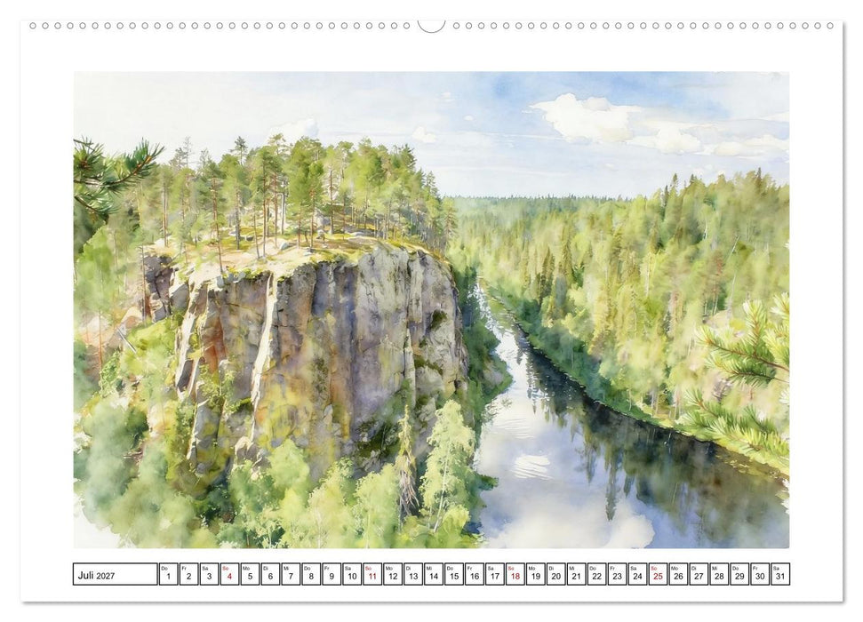 Finnland - Naturparadies (CALVENDO Premium Wandkalender 2027)